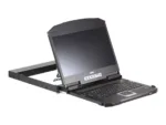 Aten   1U Ultra Short Depth Dual Rail WideScreen LCD Console (USB/HDMI/DVI/VGA)