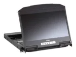 Aten   1U Ultra Short Depth Dual Rail WideScreen LCD Console (USB/HDMI/DVI/VGA)