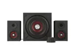 GENESIS Helium 610BT Computer Speakers, Wired, Bluetooth, Black   Genesis   Helium 610BT   Bluetooth   Red/Black   Computer Speakers