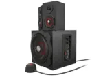 GENESIS Helium 610BT Computer Speakers, Wired, Bluetooth, Black   Genesis   Helium 610BT   Bluetooth   Red/Black   Computer Speakers