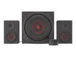 GENESIS Helium 610BT Computer Speakers, Wired, Bluetooth, Black   Genesis   Helium 610BT   Bluetooth   Red/Black   Computer Speakers