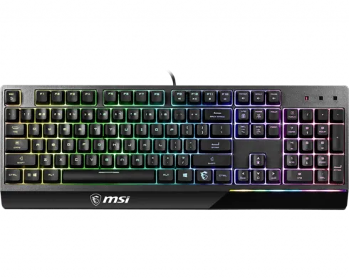 MSI   Vigor GK30   Gaming Keyboard   Wired   RGB LED light   US   Black