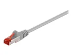 Goobay   CAT 6 patch cable S/FTP (PiMF)   93651   Grey RJ45 Male   RJ45 Male