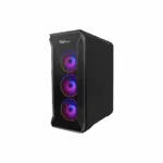 GENESIS IRID 505 ARGB Pc case, Midi tower, 2xUSB 3.0, 2xUSB 2.0, 2x Jack, Black   Genesis