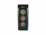 GENESIS IRID 505 ARGB Pc case, Midi tower, 2xUSB 3.0, 2xUSB 2.0, 2x Jack, Black   Genesis