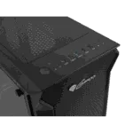 GENESIS IRID 505 ARGB Pc case, Midi tower, 2xUSB 3.0, 2xUSB 2.0, 2x Jack, Black   Genesis