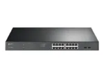 TP-LINK   Switch   TL-SG1218MPE   Web Managed   Rackmountable   Gigabit Ethernet (copper) ports quantity 16   SFP ports quantity 2   PoE+ ports quantity 16   36 month(s)