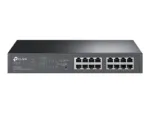 TP-LINK   Switch   TL-SG1016PE   Web Managed   Desktop/Rackmountable   Gigabit Ethernet (copper) ports quantity 16   PoE+ ports quantity 8   36 month(s)