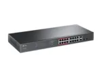 TP-LINK   Switch   TL-SL1218MP   Unmanaged   Rackmountable   10/100 Mbps (RJ-45) ports quantity 16   Gigabit Ethernet (copper) ports quantity 2   PoE+ ports quantity 16   36 month(s)