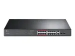TP-LINK   Switch   TL-SL1218MP   Unmanaged   Rackmountable   10/100 Mbps (RJ-45) ports quantity 16   Gigabit Ethernet (copper) ports quantity 2   PoE+ ports quantity 16   36 month(s)
