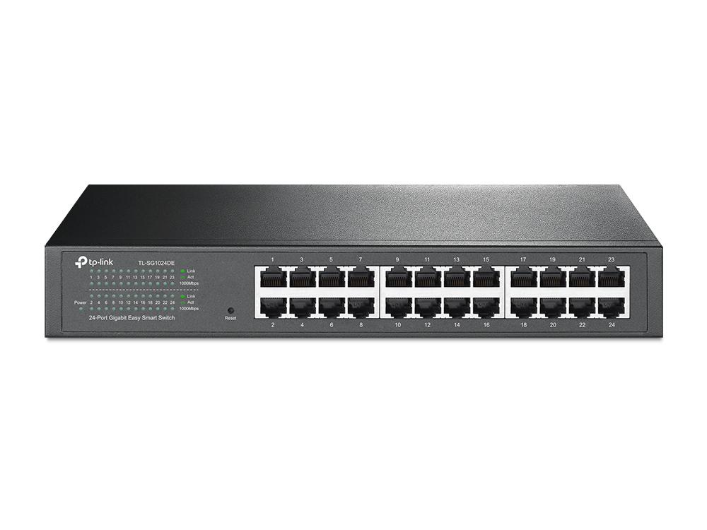 281949-tl-sg1024de-6935364021245-0.webp TP-LINK Switch TL-SG1024DE Web Managed Rackmountable Gigabit Ethernet (copper) ports quantity 24 36 month(s)