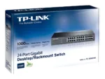 TP-LINK   Switch   TL-SG1024D   Unmanaged   Desktop/Rackmountable   Gigabit Ethernet (copper) ports quantity 24   36 month(s)