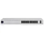 Ubiquiti   Unifi Switch   USW-PRO-24-POE   Managed L3   Desktop   Gigabit Ethernet (copper) ports quantity 24   SFP+ ports quantity 2   PoE+ ports quantity 24   Power supply type AC/DC, Internal, 450W