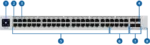 Ubiquiti   Unifi Switch   USW-PRO-24-POE   Managed L3   Desktop   Gigabit Ethernet (copper) ports quantity 24   SFP+ ports quantity 2   PoE+ ports quantity 24   Power supply type AC/DC, Internal, 450W