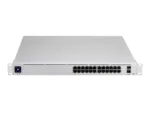 Ubiquiti   Unifi Switch   USW-PRO-24-POE   Managed L3   Desktop   Gigabit Ethernet (copper) ports quantity 24   SFP+ ports quantity 2   PoE+ ports quantity 24   Power supply type AC/DC, Internal, 450W