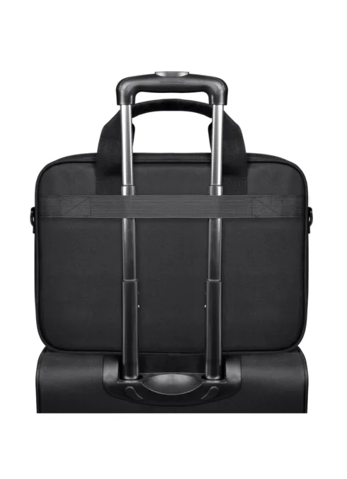 PORT DESIGNS   105064   HANOI II CLAMSHELL   Fits up to size 15.6 ”   Messenger – Briefcase   Black   Shoulder strap