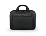 PORT DESIGNS   105064   HANOI II CLAMSHELL   Fits up to size 15.6 ”   Messenger – Briefcase   Black   Shoulder strap