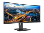 Philips   Curved UltraWide   345B1C   34  ”   VA   WQHD   21:9   100 Hz   5 ms   3440 x 1440   300   cd/m²   HDMI ports quantity 1   Black   Warranty 24 month(s)
