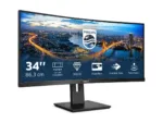 Philips   Curved UltraWide   345B1C   34  ”   VA   WQHD   21:9   100 Hz   5 ms   3440 x 1440   300   cd/m²   HDMI ports quantity 1   Black   Warranty 24 month(s)