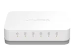 D-Link   Switch   GO-SW-5G/E   Unmanaged   Desktop   Gigabit Ethernet (copper) ports quantity 5   Power supply type External
