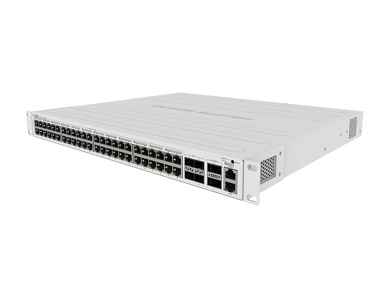 291960-crs354-48p-4s-2q-rm-4752224002273-0.webp MikroTik Cloud Router Switch 354-48P-4S+2Q+RM with RouterOS L5 License MikroTik Rackmountable