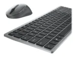 Dell   Keyboard and Mouse   KM7120W   Keyboard and Mouse Set   Wireless   Batteries included   US   Bluetooth   Titan Gray   Numeric keypad   Wireless connection