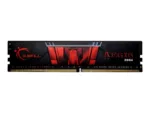 G.Skill Aegis 16 GB DDR4 RAM, šoninis vaizdas su matmenimis