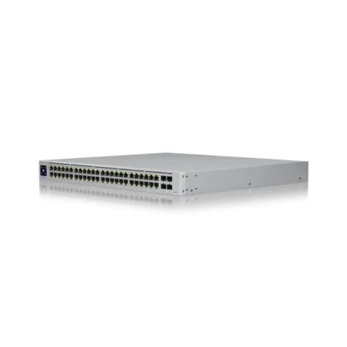 Ubiquiti   UniFi Switch   USW-PRO-48-POE   Managed L3   Rackmountable   Gigabit Ethernet (copper) ports quantity 48   SFP+ ports quantity 4   Power supply type Internal