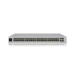 Ubiquiti   UniFi Switch   USW-PRO-48-POE   Managed L3   Rackmountable   Gigabit Ethernet (copper) ports quantity 48   SFP+ ports quantity 4   Power supply type Internal