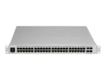 Ubiquiti   UniFi Switch   USW-PRO-48-POE   Managed L3   Rackmountable   Gigabit Ethernet (copper) ports quantity 48   SFP+ ports quantity 4   Power supply type Internal