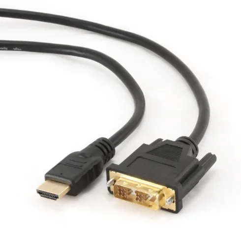 Gembird   HDMI to DVI cable (Single Link)   HDMI 19pin male   DVI 18+1pin male   HDMI to DVI-D   0.5 m