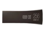 USB kortelė Samsung BAR Plus 256 GB, šoninis vaizdas su USB 3.1 jungtimi