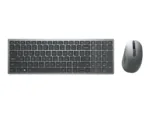 Dell   Keyboard and Mouse   KM7120W   Keyboard and Mouse Set   Wireless   Batteries included   NORD   Bluetooth   Titan Gray   Numeric keypad   Wireless connection