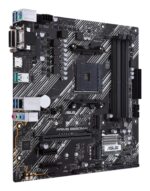 Mainboard ASUS AMD B550 SAM4 MicroATX 2xPCI-Express 3.0 1x 2xM.2 1xPCI-Express 4.0 16x Memory DDR4 Memory slots 4 1x15pin D-sub 1xDVI 1xHDMI 6xUSB 3.2 1xPS/2 1xRJ45 3xAudio port PRIMEB550M-K
