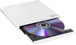 H.L Data Storage   Ultra Slim Portable DVD-Writer   GP60NW60   Interface USB 2.0   DVD±R/RW   CD read speed 24 x   CD write speed 24 x   White   Desktop/Notebook
