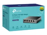 TP-LINK   Switch   TL-SF1005LP   Unmanaged   Desktop   10/100 Mbps (RJ-45) ports quantity 5   Power over Ethernet (PoE) ports quantity 4   Power supply type External