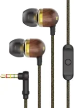 Marley   Earbuds   Smile Jamaica   Wired   In-ear   Microphone   Brass