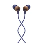Marley   Earbuds   Smile Jamaica   Wired   In-ear   Microphone   Denim