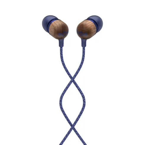 Marley   Earbuds   Smile Jamaica   Wired   In-ear   Microphone   Denim