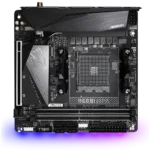 Gigabyte   B550I AORUS PRO AX 1.0   Processor family AMD   Processor socket AM4   DDR4 DIMM   Memory slots 2   Chipset AMD B   Mini ITX