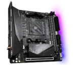 Gigabyte   B550I AORUS PRO AX 1.0   Processor family AMD   Processor socket AM4   DDR4 DIMM   Memory slots 2   Chipset AMD B   Mini ITX