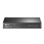 TP-LINK   Switch   TL-SF1009P   Unmanaged   Desktop   10/100 Mbps (RJ-45) ports quantity 9   PoE+ ports quantity 8   Power supply type External