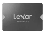 SSD diskas Lexar NS100 512 GB, matomas iš šono su SATA III jungtimi