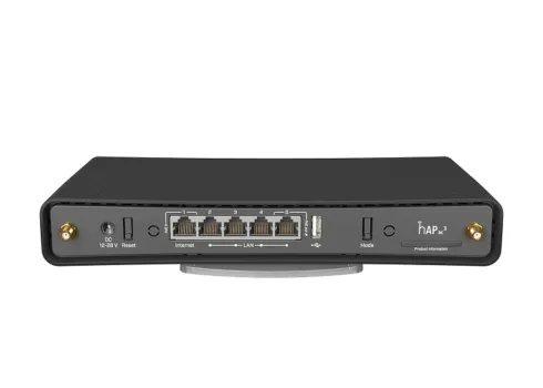 MIKROTIK belaidis maršrutižatorius HAP AC3, 1200 Mbps, 1 WAN, 4x10/100/1000M