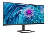 Philips   UltraWide LCD monitor   345E2AE   34 ”   IPS   WQHD   21:9   75 Hz   4 ms   3440 x 1440 pixels   300 cd/m²   HDMI ports quantity 2   Black