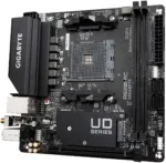 Gigabyte   A520I AC   Processor family AMD   Processor socket AM4   DDR4 DIMM   Memory slots 2   Number of SATA connectors 4   Chipset AMD A   Mini ITX
