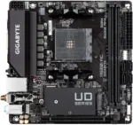 Gigabyte   A520I AC   Processor family AMD   Processor socket AM4   DDR4 DIMM   Memory slots 2   Number of SATA connectors 4   Chipset AMD A   Mini ITX