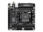 Gigabyte   A520I AC   Processor family AMD   Processor socket AM4   DDR4 DIMM   Memory slots 2   Number of SATA connectors 4   Chipset AMD A   Mini ITX