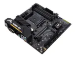 Asus   TUF GAMING B450M-PLUS II   Processor family AMD   Processor socket AM4   DDR4   Memory slots 4   Number of SATA connectors 6 x SATA III   Chipset AMD B   Micro ATX