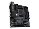 Asus   TUF GAMING B450M-PLUS II   Processor family AMD   Processor socket AM4   DDR4   Memory slots 4   Number of SATA connectors 6 x SATA III   Chipset AMD B   Micro ATX